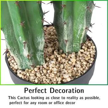 Stunning 36" AntHousePlant Artificial Cactus for Decor