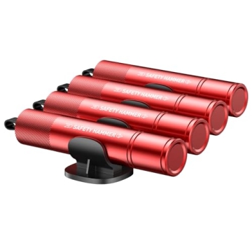 Datehole Window Breaker Seatbelt Cutter - Emergency Car Accessories Tool Set, Glass Breaker and Seat...