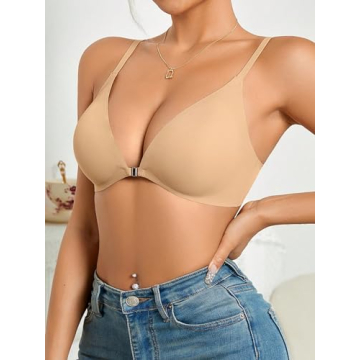 COZYEASE Women's Seamless Wireless Bra - Comfortable & Stylish