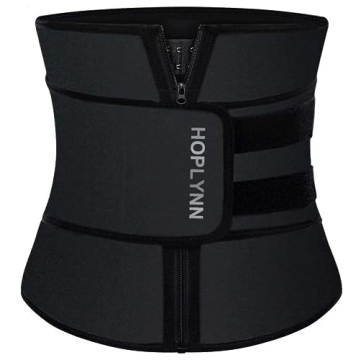 HOPLYNN Neoprene Sweat Waist Trainer Corset Trimmer Shaper Belt for Women, Workout Plus Size Waist C...