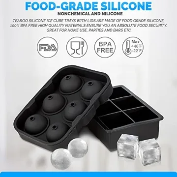 ZALIK Silicone Ice Tray - Perfect for Stylish Cocktails