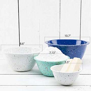 Zak Mixing Bowl Set - Space-Saving Eco-Friendly Kitchen Bowls