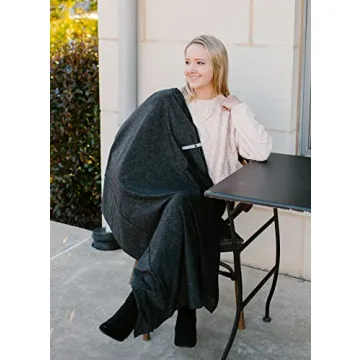 Stylish Infinity Travel Scarf with Secret Storage & Zippers