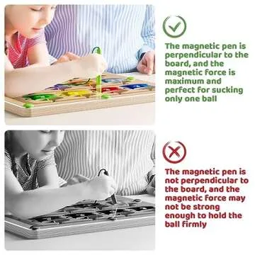 Magnetic Color and Number Maze - Fun Learning Toy for Toddlers