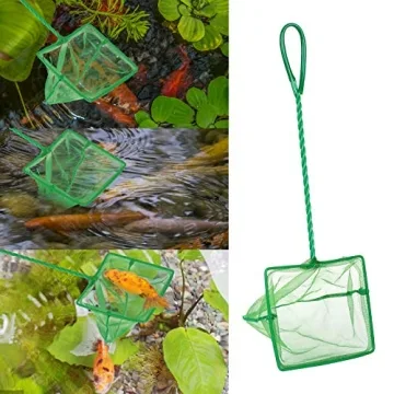 DAGUANZHI 4 Pack Aquarium Fish Net Set for Easy Use