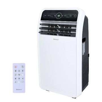 Shinco 12,000 BTU Portable Air Conditioner for Rooms up to 400 sq.ft with Remote Control & Timer
