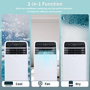 Shinco Portable Air Conditioner with Remote Control