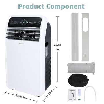 Shinco Portable Air Conditioner with Remote Control