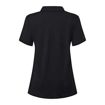 Vidusou Women's Short Sleeve Golf Polo Shirts for Active Style