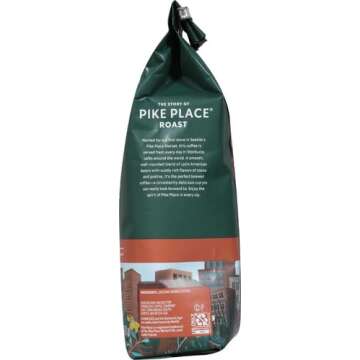 Starbucks Ground Coffee—Medium Roast Coffee—Pike Place Roast—100% Arabica—1 bag (18 oz)