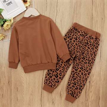 Toddler Cute Leopard Outfit Set - Stylish & Comfy Clothes
