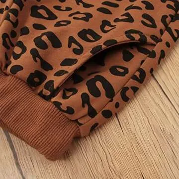 Toddler Cute Leopard Outfit Set - Stylish & Comfy Clothes