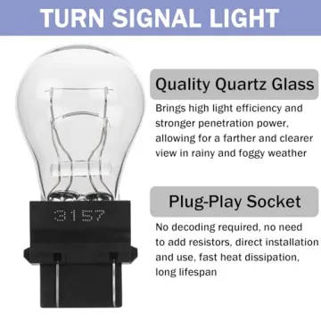 GIVEDOUA 3157 Bulb - 12V Brake/Tail/Turn Signal Lights