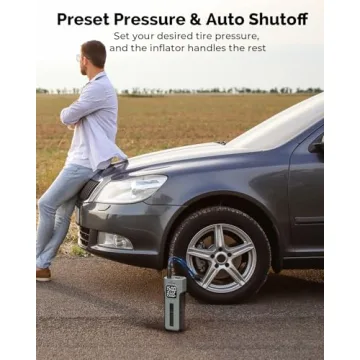 HYVOHEX Portable Tire Inflator - Fast Inflation & Rechargeable