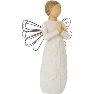 Willow Tree a Tree, a Prayer, May You find Strength, Beauty and Peace Each Day, A Gift for Baptism, First Communion, Confirmation, an Expression of Comfort, Hope, Healing, Sculpted Hand-Painted Angel