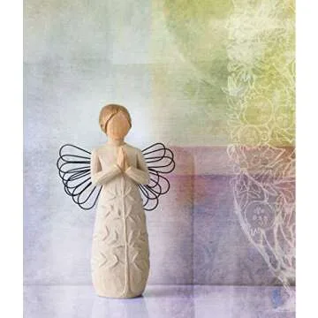 Willow Tree a Tree, a Prayer, May You find Strength, Beauty and Peace Each Day, A Gift for Baptism, First Communion, Confirmation, an Expression of Comfort, Hope, Healing, Sculpted Hand-Painted Angel