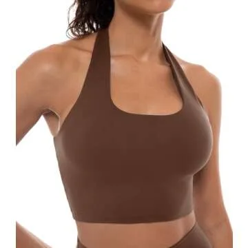 Lavento Women's Halter Sports Bra - Comfort Meets Style