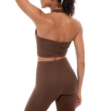 Lavento Women's Halter Sports Bra - Comfort Meets Style