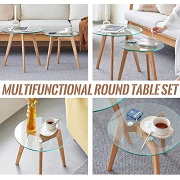 Buy Estleys Round Nesting End Tables Set of 2