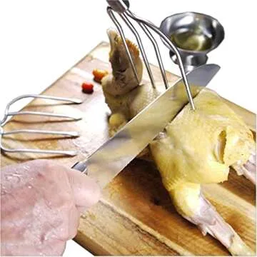 Thanksgiving Turkey Lifter Set - Stainless Steel Forks