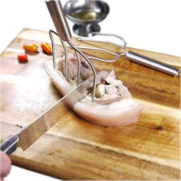 Thanksgiving Turkey Lifter Set - Stainless Steel Forks