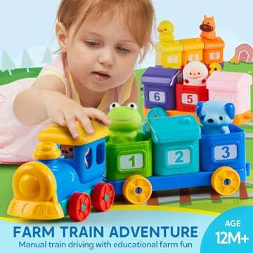 Learning Toy Train for Toddlers - Counting, Sorting & Role-play Fun