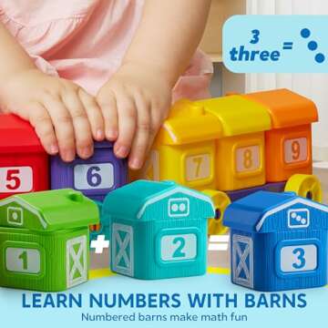 Montessori Learning Train for Toddlers' Colorful Fun
