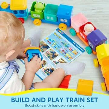 Montessori Learning Train for Toddlers' Colorful Fun