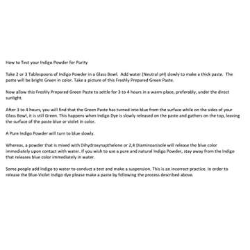 MB Herbals Pure Indigo Powder 1 LB | 454g | 16oz | 100% Pure Indigofera tinctoria Leaf Powder | Blue-Black Hair or Full Refund | Please Check all Images