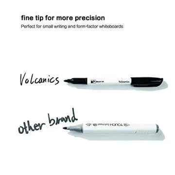Volcanics Fine Tip Dry Erase Markers Pack of 12