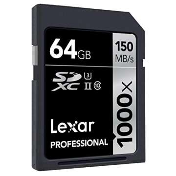 Lexar Professional 1000x 64GB SDXC UHS-II Card