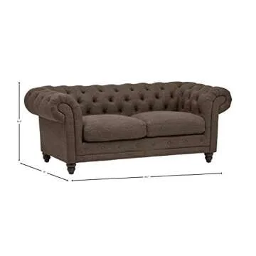 Bradbury Chesterfield Loveseat - Stylish Comfort for Your Home