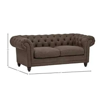 Bradbury Chesterfield Loveseat - Stylish Comfort for Your Home