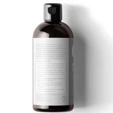 Pure Body Naturals Hair Loss Shampoo to Restore and Strengthen, Large 16 Ounce, DHT Blocker Shampoo for Thinning Hair, for Men and Women (Label Varies)