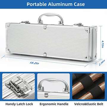 Quality BBQ Tool Set for Father’s Day and Birthdays