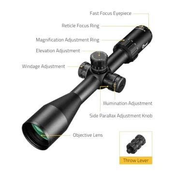 CVLIFE BearPower 4-16x50 FFP Scope for Precision Shooting