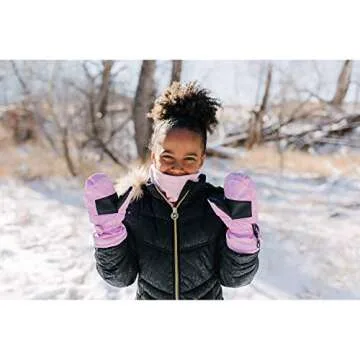 Warm Waterproof Mittens for Kids 5-6 Years - KX GEAR