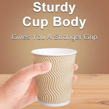 12 oz Disposable Insulated Coffee Cups for All Occasions