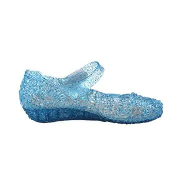 GUGUYeah Princess Jelly Flats for Kids Dress Up Shoes