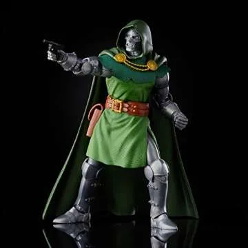 Marvel Vintage Series 6-inch Scale Dr. Doom Fantastic 4 Action Figure Toy, 10 Accessories, Super Her...
