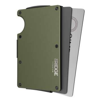 Ridge Wallets for Men - Slim Minimalist Wallet For Men, Front Pocket Wallets for Men, RFID Wallet Fo...