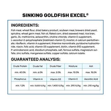 Hikari Sinking Goldfish Excel Fish Food, 3.8 oz. (110g)
