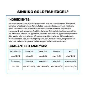Hikari Sinking Goldfish Excel Fish Food, 3.8 oz. (110g)