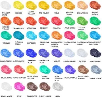 GOTIDEAL Metallic Rose Gold Acrylic Paint for All Ages