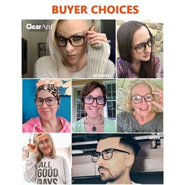 Stylish Anti Blue Light Glasses for Eye Protection