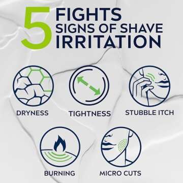 NIVEA MEN Sensitive Shave Foam with Vitamin E and Chamomile and Witch Hazel Extracts, Alcohol Free Shaving Foam for Men Protects and Comforts Sensitive Skin, 7 Oz Can