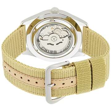 SEIKO 5 Automatic Beige Dial Men's Watch SNZG07J1