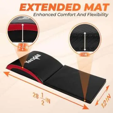 Yes4All Foldable Ab Mat for Effective Core Training
