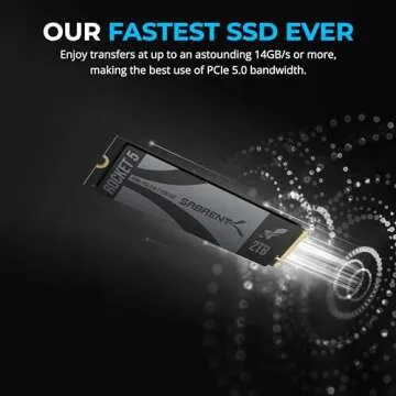 SABRENT Rocket 5 2TB Advanced Performance Internal M.2 PCIe GEN 5 14GB/s X4 NVMe SSD (SB-RKT5-2TB)