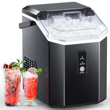 COWSAR Nugget Ice Maker - Quick, Self-Cleaning Portable Ice Machine